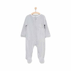 BABY LOLI - PIJAMA ENTERIZO PIMA GRIS OJITOS CON BOLSILLO