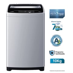 MABE - Lavadora Automática 10 kg Silver LMAP1015WGBB0