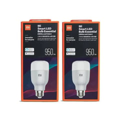 XIAOMI - PACK Foco Inteligente Mi LED Smart Bulb Essential Google Alexa