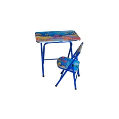 UNIVERSAL - Escritorio de Estudio para niños y una silla Azul