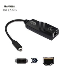 GENERICO - Adaptador de red USB 3.0 Tipo C a Rj45 Ethernet