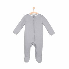 BABY LOLI - PIJAMA ENTERIZO JACQUARD GRIS DULCES SUEÑOS