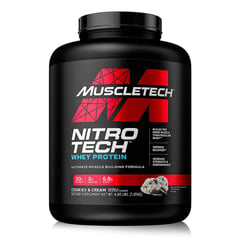 MUSCLETECH - NITROTECH WHEY PROTEIN COOKIES AND CREAM 4LB 181KG