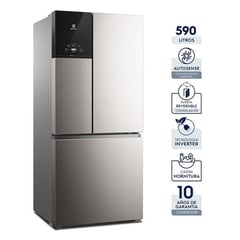 ELECTROLUX - Refrigeradora Multidoor No Frost 590L Inoxidable IM8S