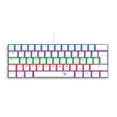 VIFROZT - Teclado Mecánico Gamer Berserker Blanco Outemu Rojo