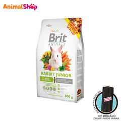 BRIT - Comida Para Conejo Animals Rabbit Junior 300 Gr