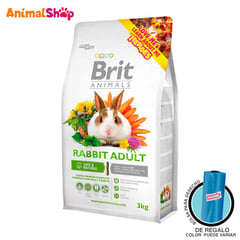 BRIT - Comida Para Conejo Adulto Animals Rabbit Adult 3 Kg