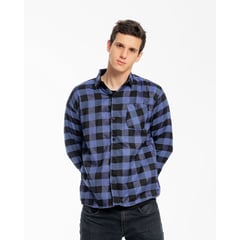 SPIRIT - CAMISA LEÃ‘ADORA FLANNEL PARA HOMBRE MANGA LARGA REGULAR FIT