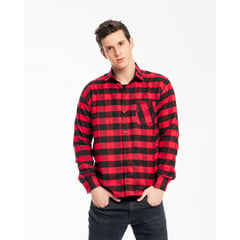 SPIRIT - CAMISA LEÃ‘ADORA FLANNEL PARA HOMBRE MANGA LARGA REGULAR FIT