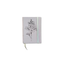 WATERVIOLET - CUADERNO BOLSILLO - FLOR - AZUL - TAPA DURA A6