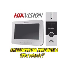 HIKVISION - Intercomunicacodor Video Portero LCD 7 DS-KIS202T