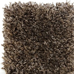 GENERICO - Alfombra Decorativa Luxury Shaggy 120x170cm Marron