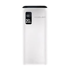 KUZLER - Powerbank Bateria Portatil 20000mah 225w Blanco Anke-105b