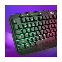 RYBIU IMPORT - Teclado y Mouse con Luces de Neon Gamer