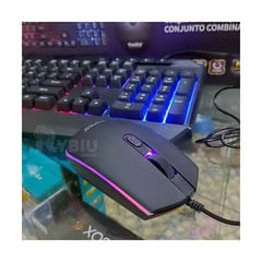 RYBIU IMPORT - Teclado y Mouse EWTTO con Luces de Neon Gamer