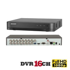 HIKVISION - DVR 16CH ACUSENSE 1080P HDMI 2HDD