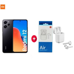 CELULAR REDMI 12 DE 256GB ROM Y 8GB RAM NEGRO + MI TRUE WIRELESS EARPHONES LITE