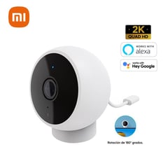 XIAOMI - Camara Mi Home 2K Magnetic Mount - Visión Nocturna Wifi Altavoz App