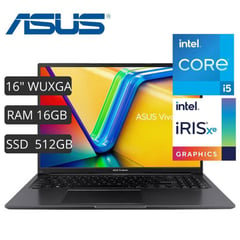 ASUS - LAPTOP VIVOBOOK 16 16' 1920x1200 I5 12500H 16GB 512GB ULTRA VELOZ