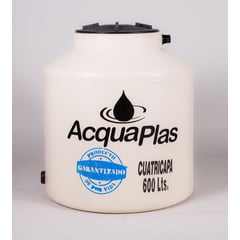 ACQUAPLAS - TANQUE PARA AGUA 600 L BEIGE + ACCESORIOS.