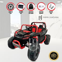 FIRST PRO - Carro A Batería Arenero UTV «DUNAS» Red