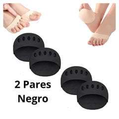 FEELING - Medias Plantillas Zapato o Tacos Protector Almohadilla 2 PARES NEGRO