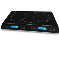 FINEZZA - Cocina de inducción Digital FZ-310IN2 de 2 hornillas – Negro