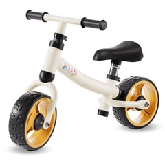 KUB - BICICLETA DE BALANCE SIN PEDALES INFANTIL CREMA