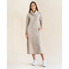 LAGOM - VESTIDO SOFT AVENA