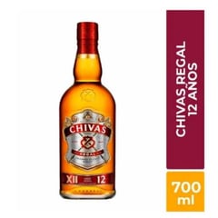 CHIVAS REGAL - Whisky 12 años Botella 700ml