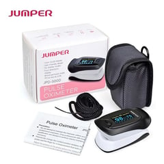 JUMPER - OXIMETRO DE PULSO DIGITAL MARCA COLOR NEGRO