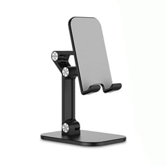 GENERICO - Soporte Para Celular O Tablet Negro Plegable Escritorio Home Office