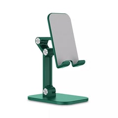 GENERICO - Soporte para Celular o Tablet Verde Plegable Escritorio Home Office