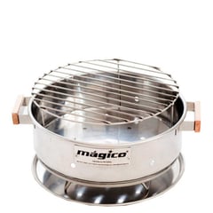 MAGICO - Mini Parrilla Inoxidable Portatil