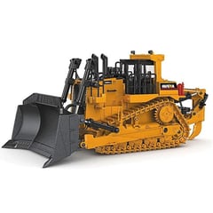 HUINA - Miniatura Tractor de Orugas Bulldozer 1700 Escala 1:50