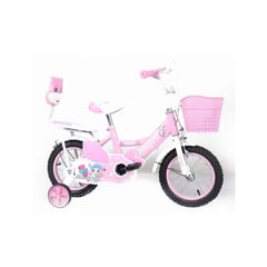 GENERICO - Bicicleta Para Niña Infantil Kids Aro 12 Doble Asiento Rosa