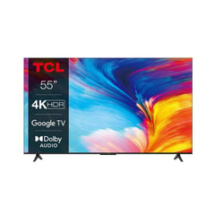 TCL - Televisor Smart 55 UHD 4K Google TV Dolby Audio 55P635 - Negro