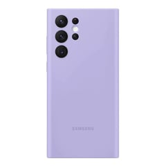 SAMSUNG - Galaxy S22 Ultra Silicone Cover EF-PS908TVEGWW Lavanda