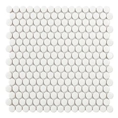 INTERMATEX - MOSAICO PENNY WHITE 20X31