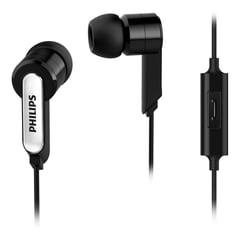 PHILIPS - Audífonos Cmicrof In-ear She1405bk 35mm Black