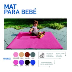 SUNSET BOARD - Mat o colchoneta para bebé color guinda