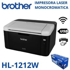 BROTHER INTERNATIONAL - IMPRESORA LASER BROTHER HL1212W