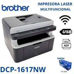 BROTHER - IMPRESORA DCP1617NW MULTIFUNCIONAL MONOCROMATICO DCP-1617NW