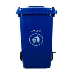 LIMCOFER - Contenedor de basura 240 Litros AZUL