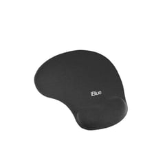 IBLUE - Mouse Pad con Descansador Ergenomico Negro