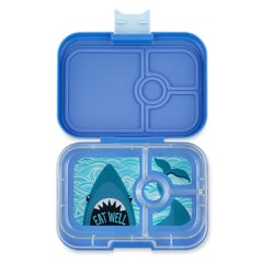 YUMBOX - LONCHERA PANINO - 4 DIVISIONES - True Blue Shark