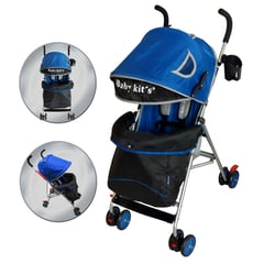 BABY KITS - Coche Bastón Kanso BK6120 Azul