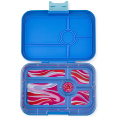 YUMBOX - LONCHERA DE 5 DIVISIONES - True Blue Groovy