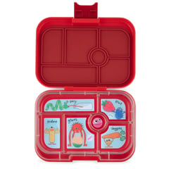 YUMBOX - LONCHERA ORIGINAL - 6 DIVISIONES - Wow Red