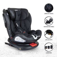 INFANTI - Silla de Auto para Bebé »ONE ISOFIX» Black